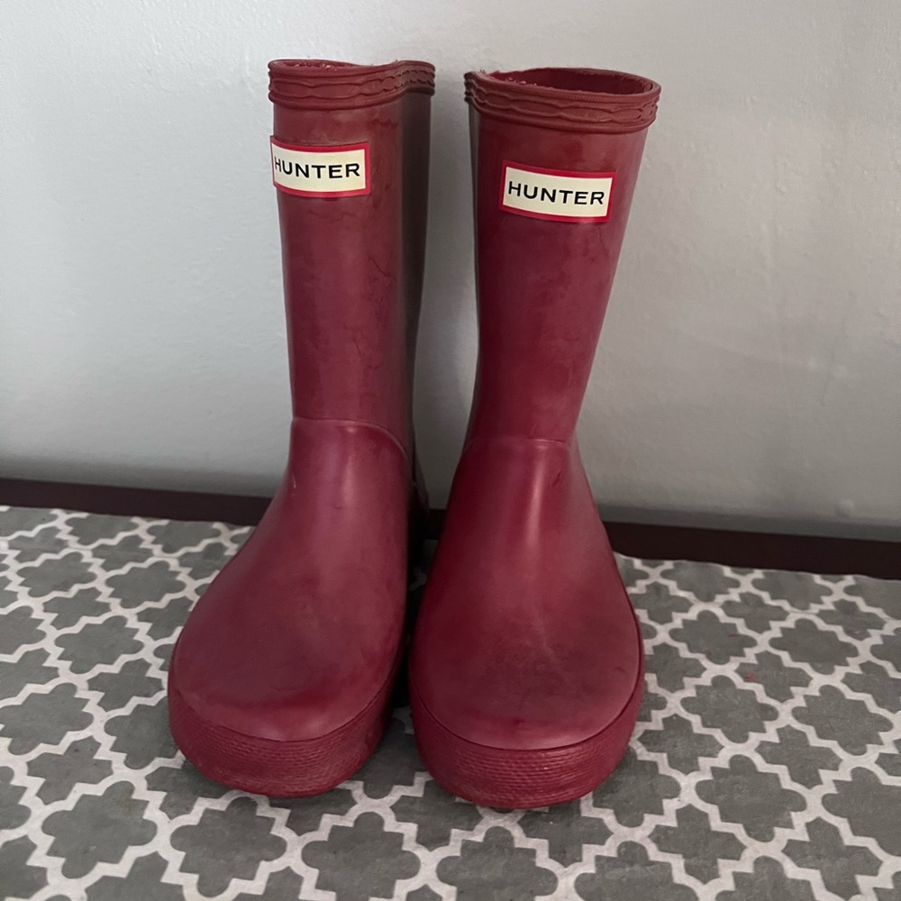 Hunter rain boots